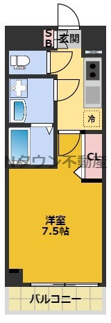 【間取り】 | プレサンス桜通ザ・タイムズ | 間取りです。