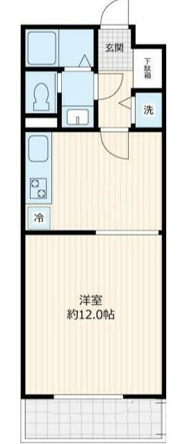 Ｔ’ｓ　ｇａｒｄｅｎ小竹向原の間取り|間取りです。
