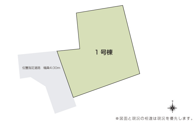 [新築住宅] 坂戸市片柳 全1邸の区画図