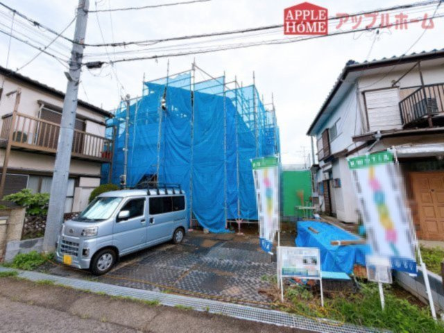 [新築住宅] 坂戸市片柳 全1邸の前面道路含む現地写真