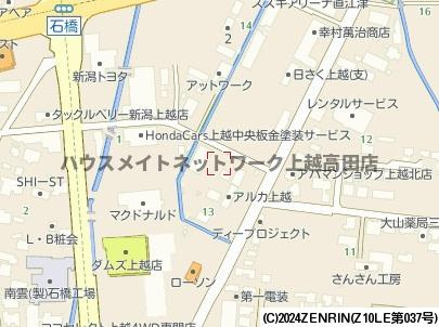 アウローラⅡの地図|位置図