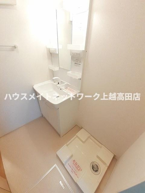 アウローラⅡの洗面所|洗髪洗面化粧台（参考202号室反転室内写真）