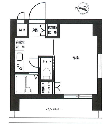 ルーブル上北沢の間取り