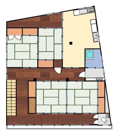 【間取り】 | 【猫休憩所】3階建てビル1棟 | 2階の間取り図