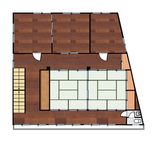 【間取り】 | 【猫休憩所】3階建てビル1棟 | 3階の間取り図