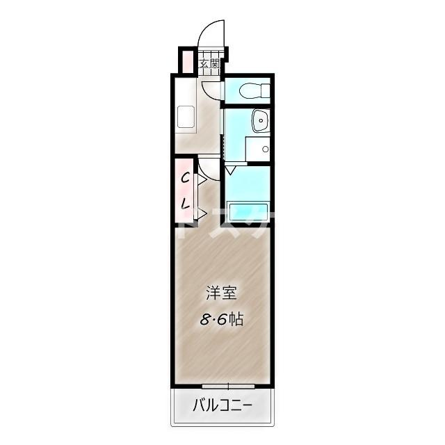 メゾン　ＴＯＺＥＮの間取り|高崎、前橋のお部屋探しはエンドスケープまで！お客様の理想お聞かせ下さい♪