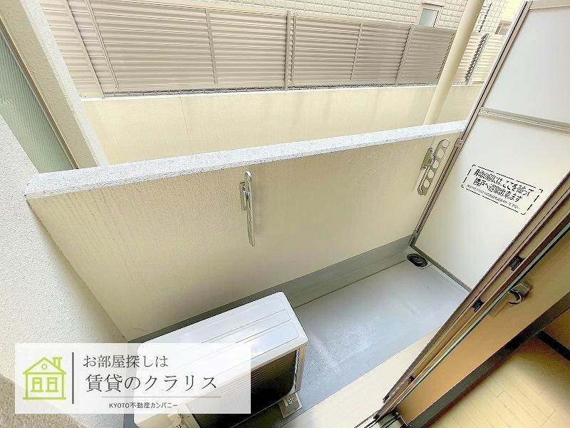 リアン桂イーストのバルコニー