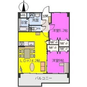 エクレールの間取り|別号数タイプ