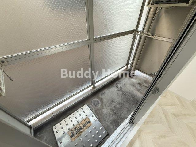 オーキッドコート田辺のバルコニー