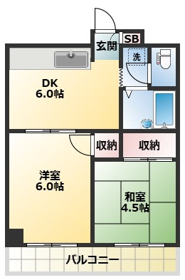 ル・ブランシェの間取り