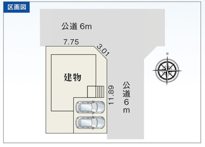 【区画図】 | 豊橋市富士見台4丁目 3期 新築一戸建て | 区画図です