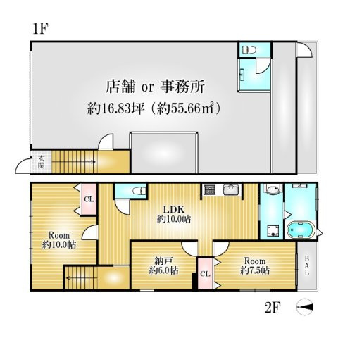 苅藻通2丁目店舗付き住宅