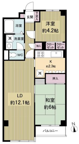 パレ武蔵小金井の間取り