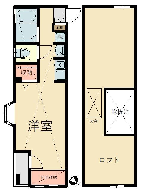 ＨＡＮＡＥビルの間取り