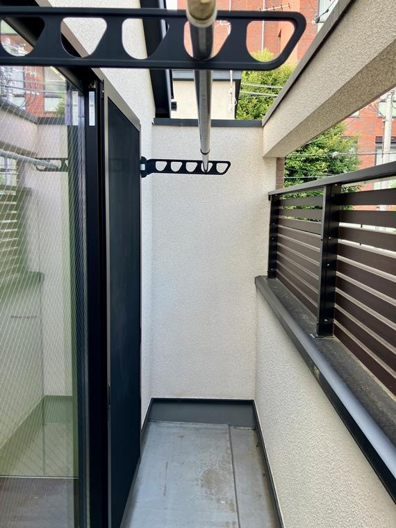 中井戸建のバルコニー