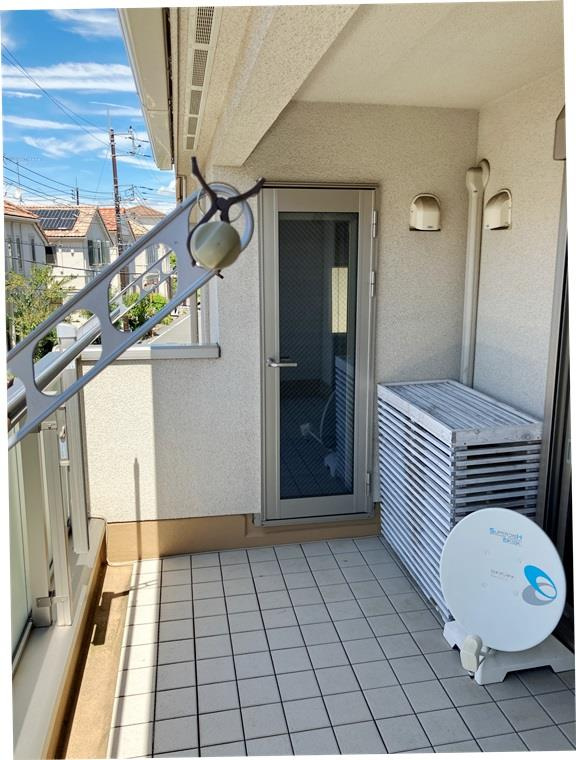 美堀町戸建のバルコニー