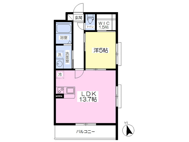 44.38平米　設備充実の１ＬＤＫ！