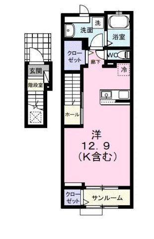 フェニックス　Ⅱの間取り