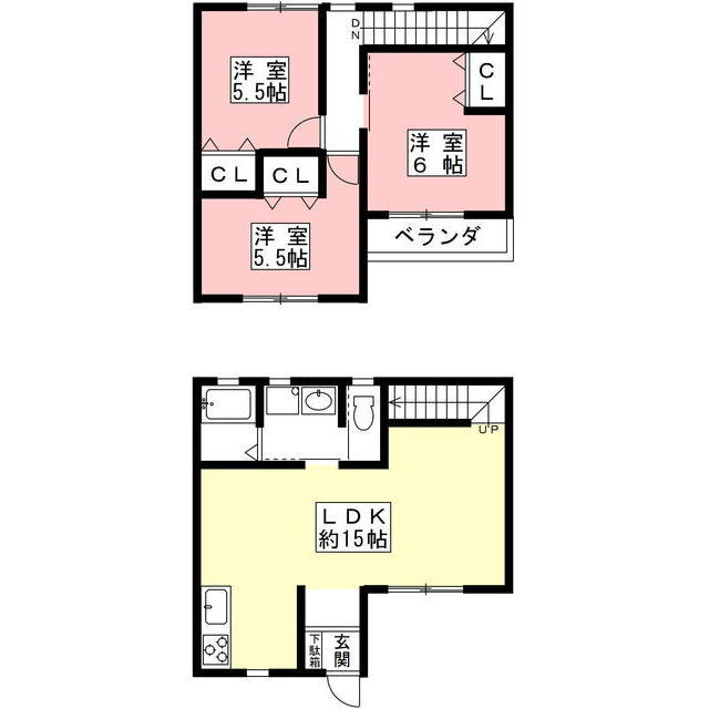 南陽荘の間取り