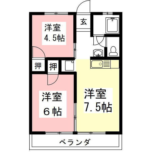 アベニューウズラの間取り