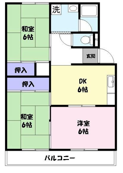 【間取り】 | 住吉中央マンション