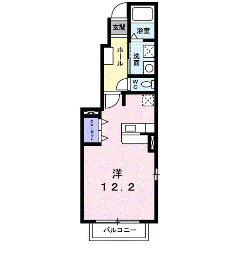 【間取り】 | ラスミンコンド　Ｂ