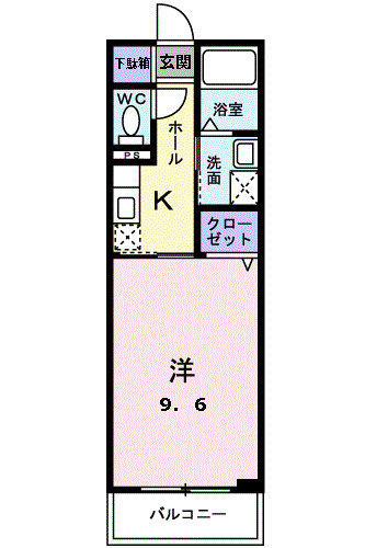 【間取り】 | 流川グランフォート