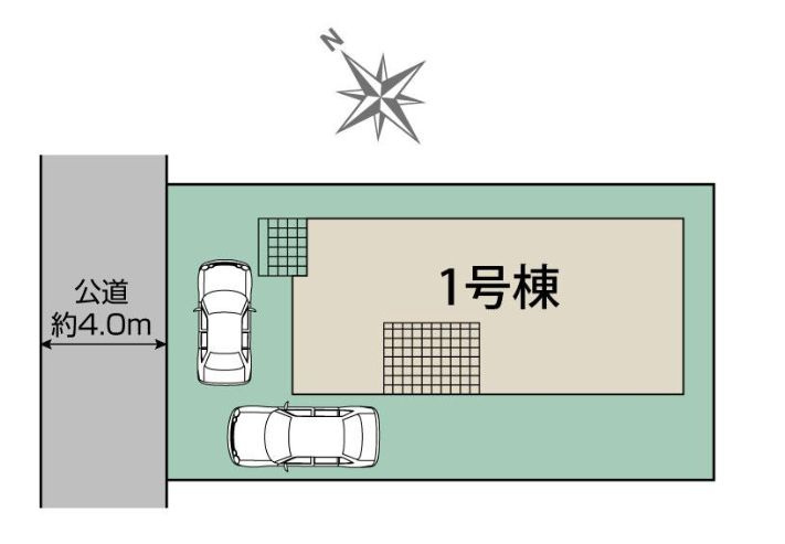 麻生区王禅寺東3丁目新築戸建て　1号棟の区画図|区画図「麻生区王禅寺東3丁目新築戸建て　1号棟」