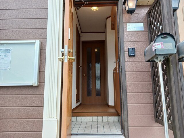 ブラサム平山Ⅱの玄関