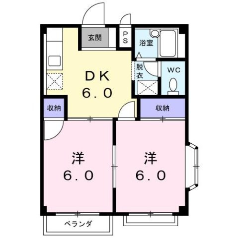 サニーコーポＭの間取り