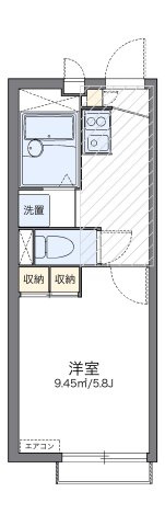 レオパレス山茂の間取り