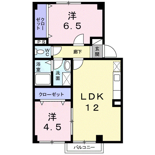 ライジングサンＡの間取り