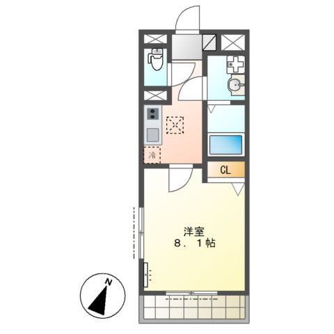 クラルテの間取り