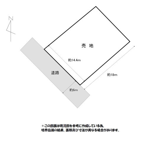 【土地図】 | 橘売地 | 土地図面です。