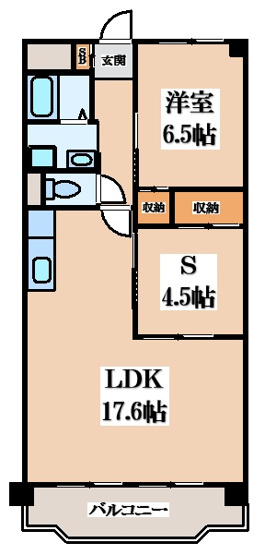【間取り】 | コーポ南野