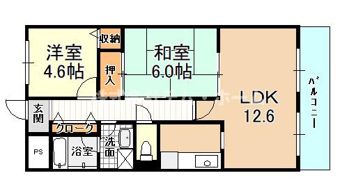 【間取り】 | グランシャリオ柏原