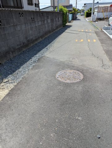 水戸市吉沢町　2期の前面道路含む現地写真|前面道路含む現地写真です