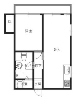 シャルマン花隈の間取り