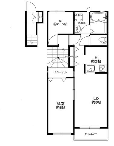 BRICKS本山Ａ棟の間取り