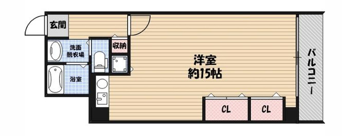 朝日プラザ心斎橋の間取り