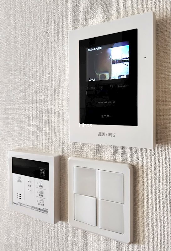 Maison　de　Shine(メゾン・ド・シャイン)Ⅱ のセキュリティ|モニター付きインターホンです