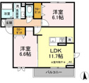 【間取り】 | 築浅！2LDKの間取りです！