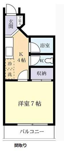 Ｋー１ビルの間取り