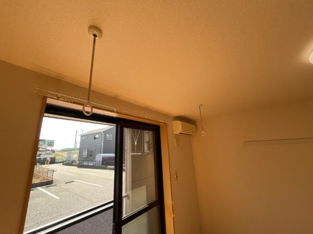 そよ風の設備|室内物干し