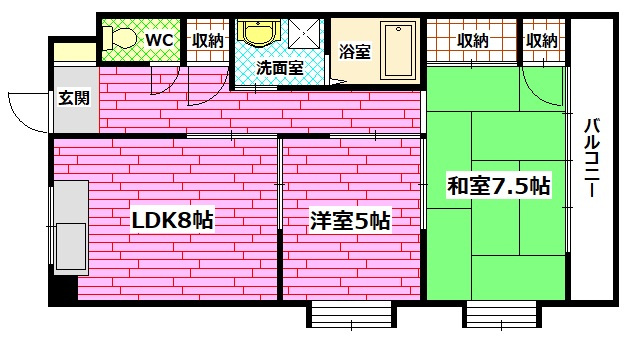 レジデンス矢野西の間取り