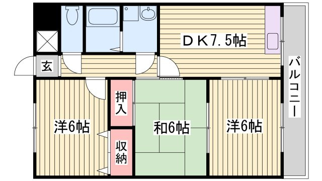 シェーンシュロスの間取り
