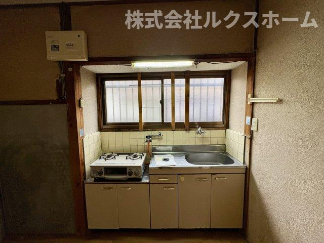 三島　長屋住宅のキッチン