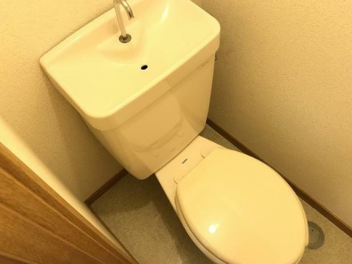 横浜市旭区川井宿町の賃貸マンションのトイレ