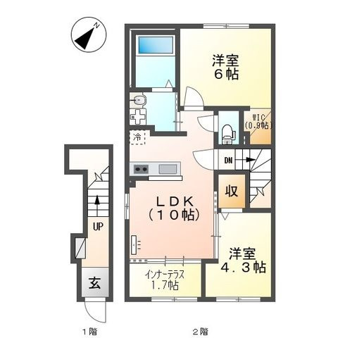 シャルールの間取り