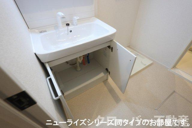 ベルクビューの洗面所
